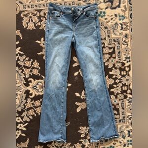 American Eagle Outfitters Light Blue Flare Jeans